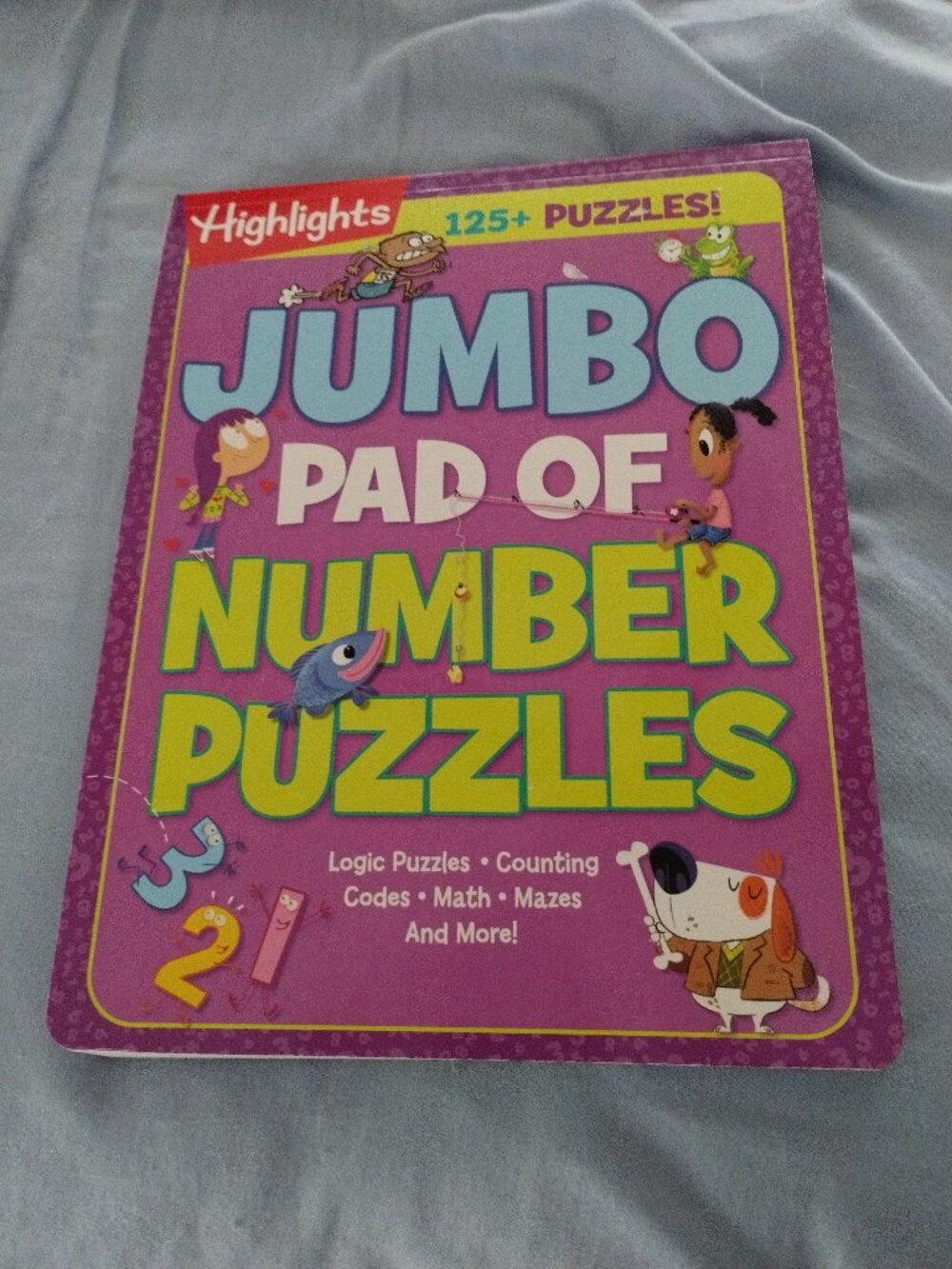 Jumbo Pad of Number Puzzles,new